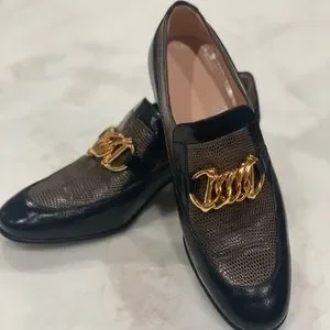 Gucci | Shoes | Gucci Ebal Horsebit Lizardembossed Leather
